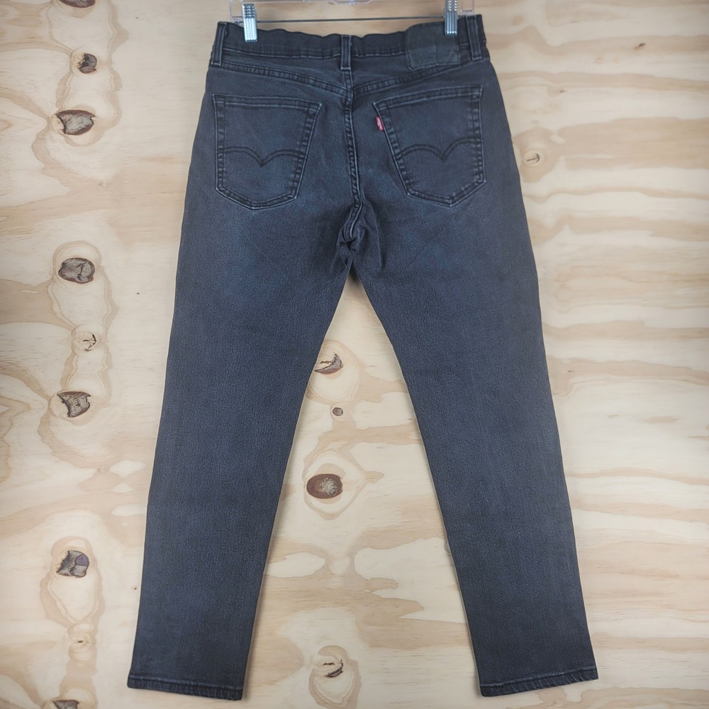 Levis 531 Jeans Mens 32x28 Black Athletic Slim Fit Stretch Denim Preppy - Picture 2 of 8